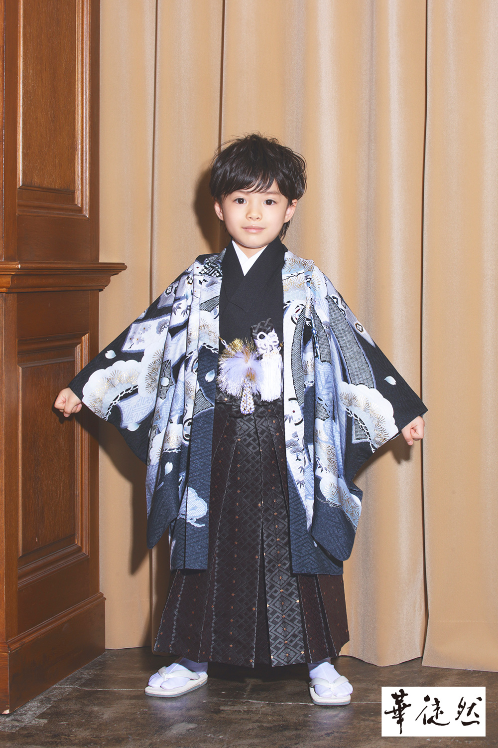 5歳男児・着物袴セットレンタル｜華徒然 B5-005