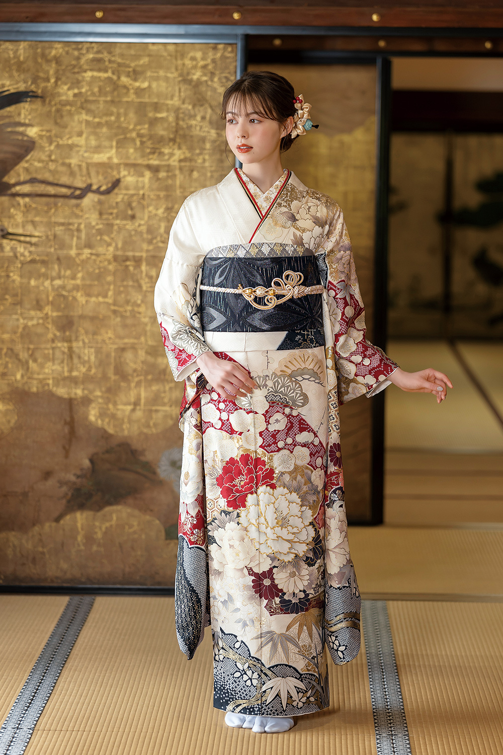 ナナイロキモノWEBショップ / 振袖フルセット｜白色・可愛い古典